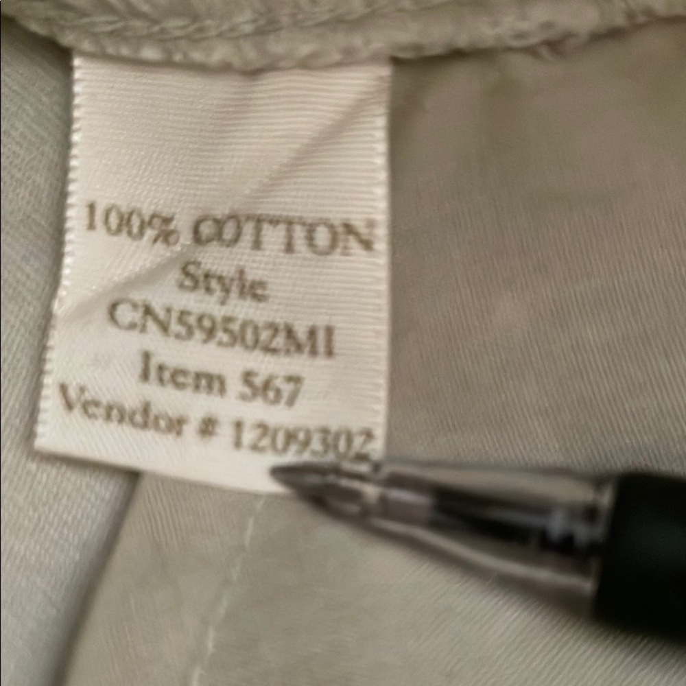 Caslon Khaki Straight Leg Trousers - Picture 4 of 5